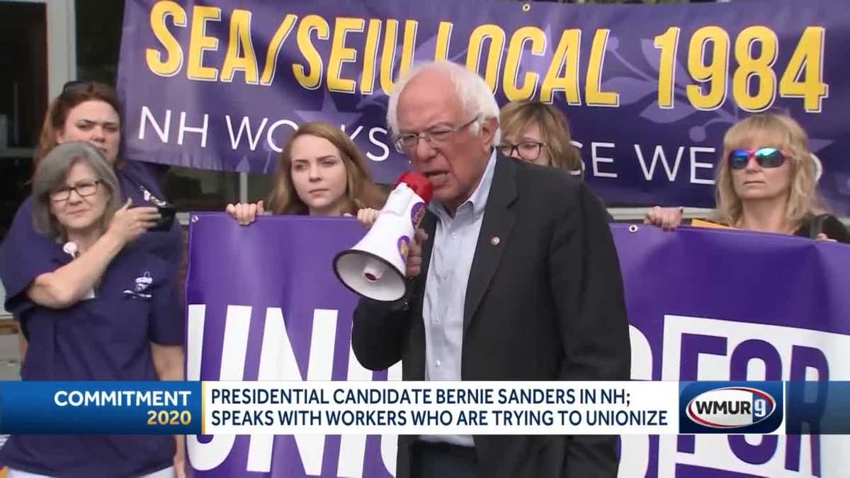 Sanders meets with nursing home workers trying to unionize