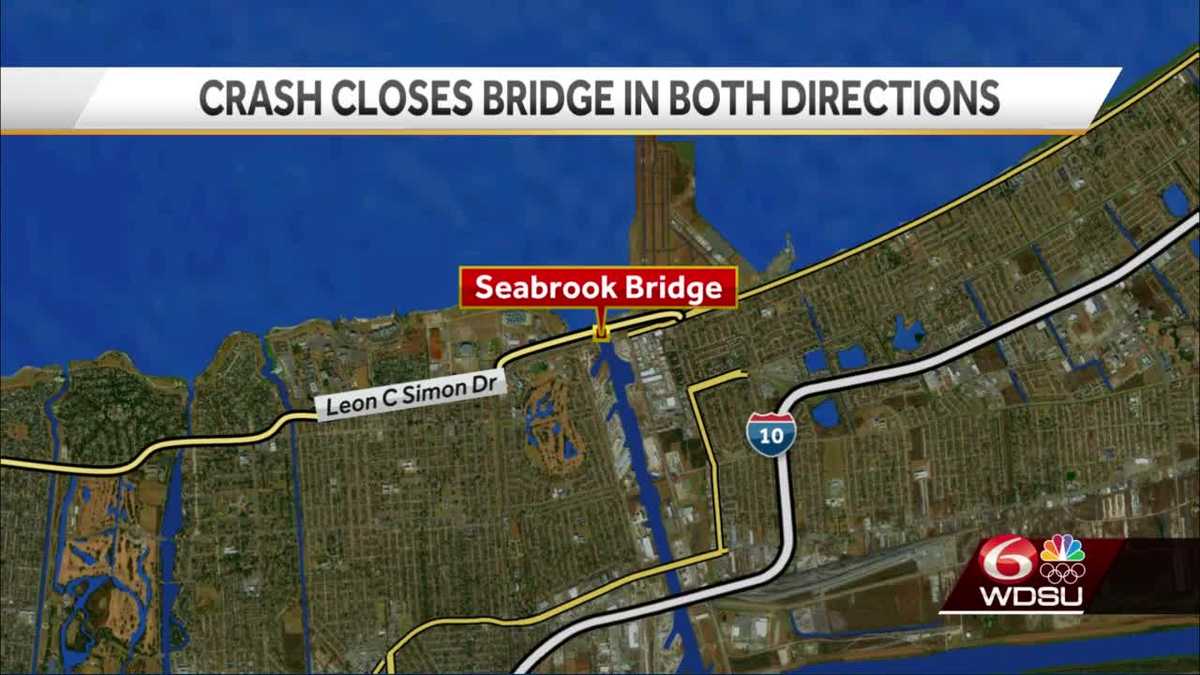Seabrook Bridge reopens after crash