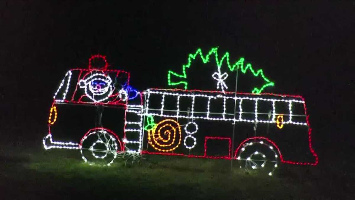 Christmas light display shines in Baltimore County