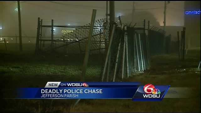 Police chase ends in deadly crash in Jefferson Parish