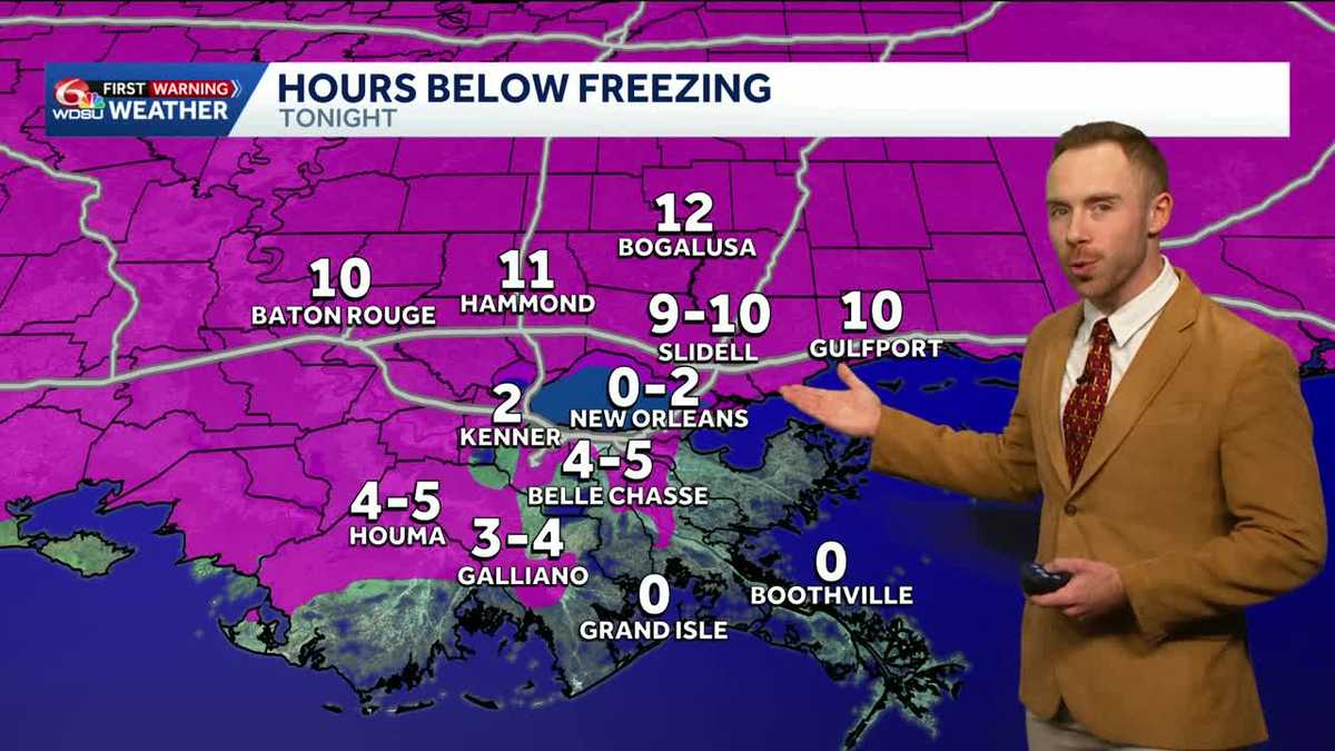 First Alert Day: Bitterly cold wind chills & freeze risk tonight.