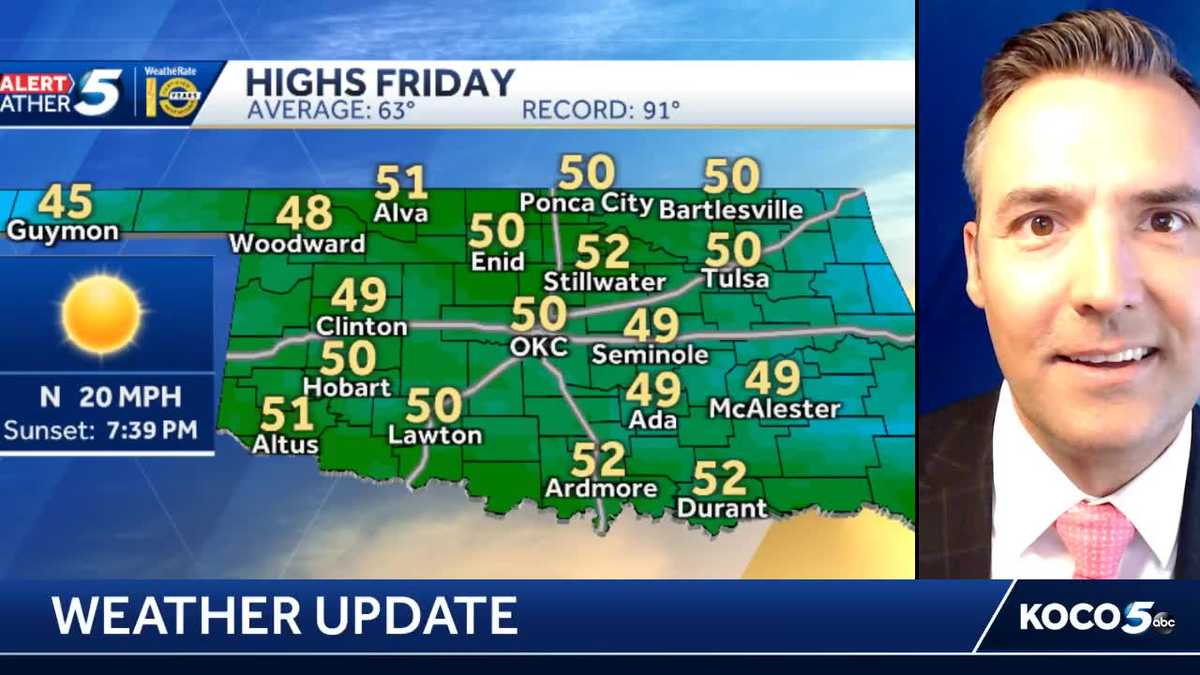 Cold weekend ahead, but dry