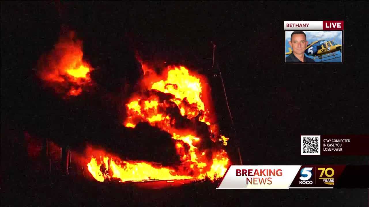 Tank battery fire causes massive flames near Bethany - Vimarsana News