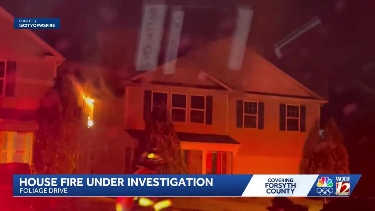 Winston-Salem firefighters investigating cause of house fire on Foliage Drive