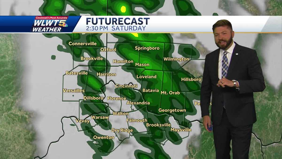 Spotty rain chances into Saturday