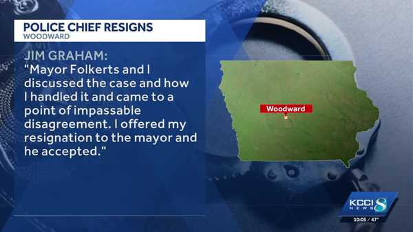 woodward police chief resigns, citing 