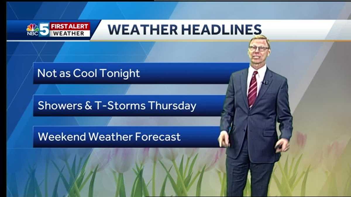 Video: Tom Messner is watching for t-storms Thursday