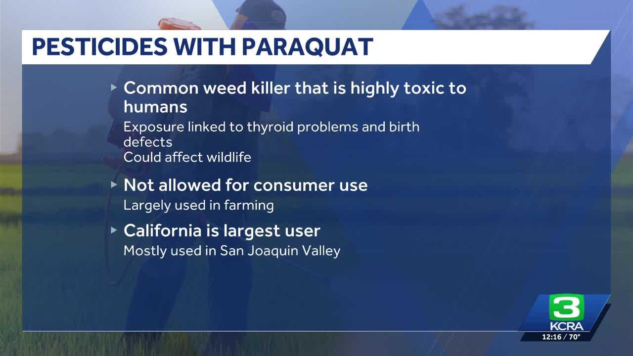 California moves away from paraquat weed killer due to health and environmental concerns