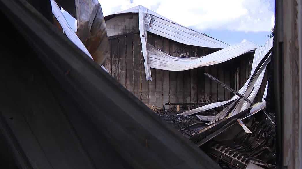 Congregation holds outdoor service after Buckingham Presbyterian Church destroyed by fire