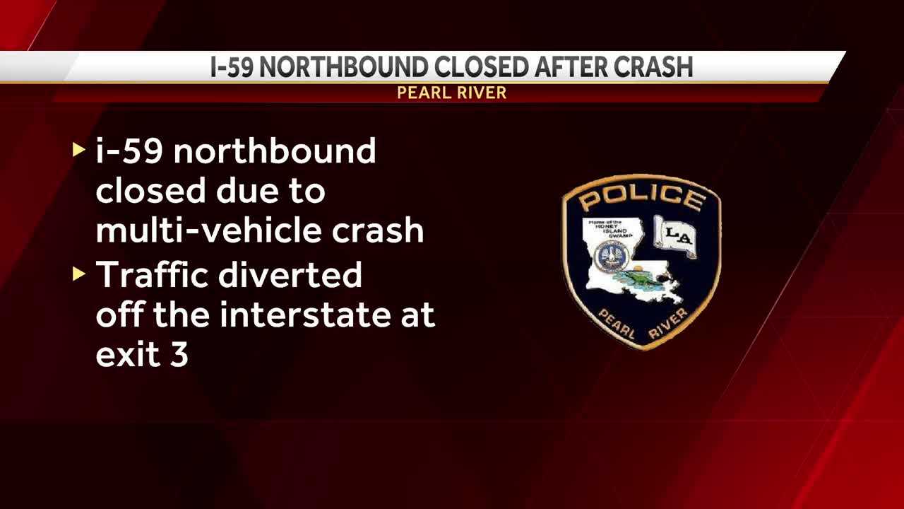 Pearl River fire shuts down I-59 northbound due to multi-car crash - Vimarsana News