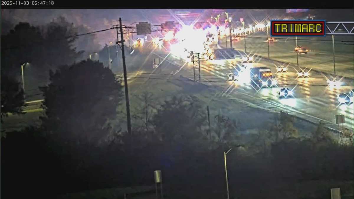 Traffic Alert: lanes blocked on 65 North near Outer Loop