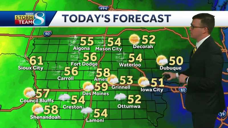 Iowa weather: Warming up for the weekend