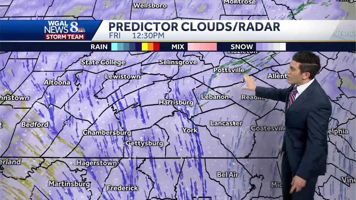 IMPACT: Snow tapers into the evening, Arctic air takes over for Saturday