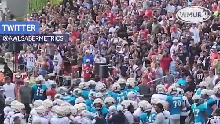 Panthers/Patriots Fight During Joint Practice – OutKick