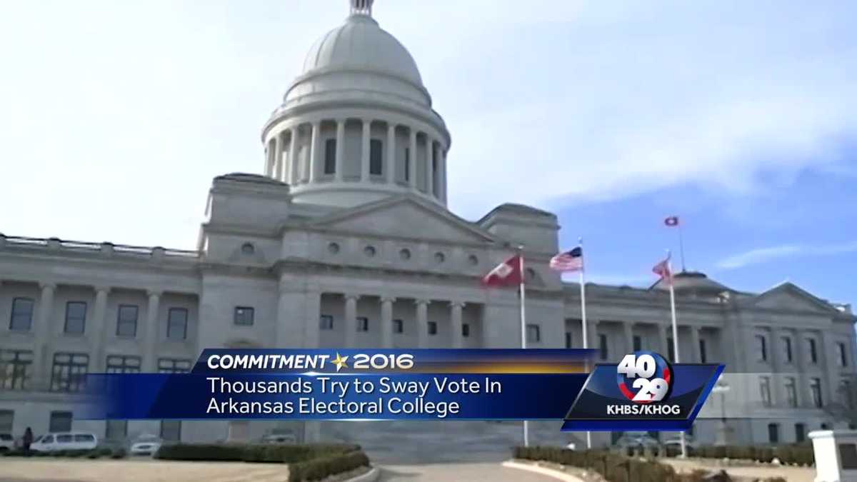 Thousands try to sway vote of Arkansas electoral college