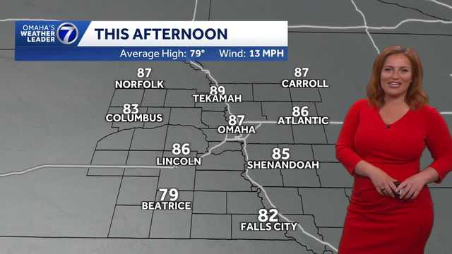 Warm, breezy and mostly cloudy Thursday for Omaha area