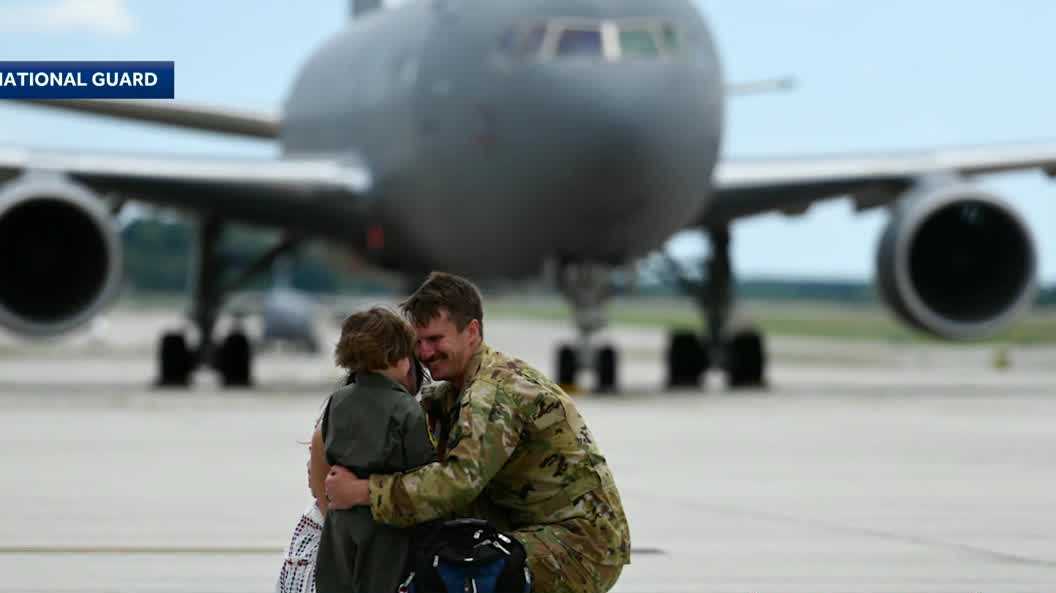 NH National Guard 157th Air Refueling Wing returns from deployment
