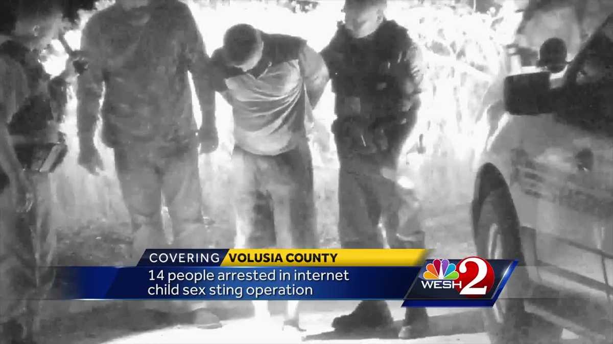 14 people arrested in internet child sex sting operation