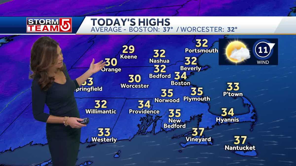 Video: Bitter cold with 2 chances of snow this week