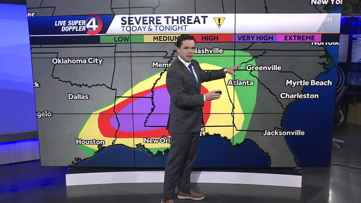 Severe Storms Sunday Morning