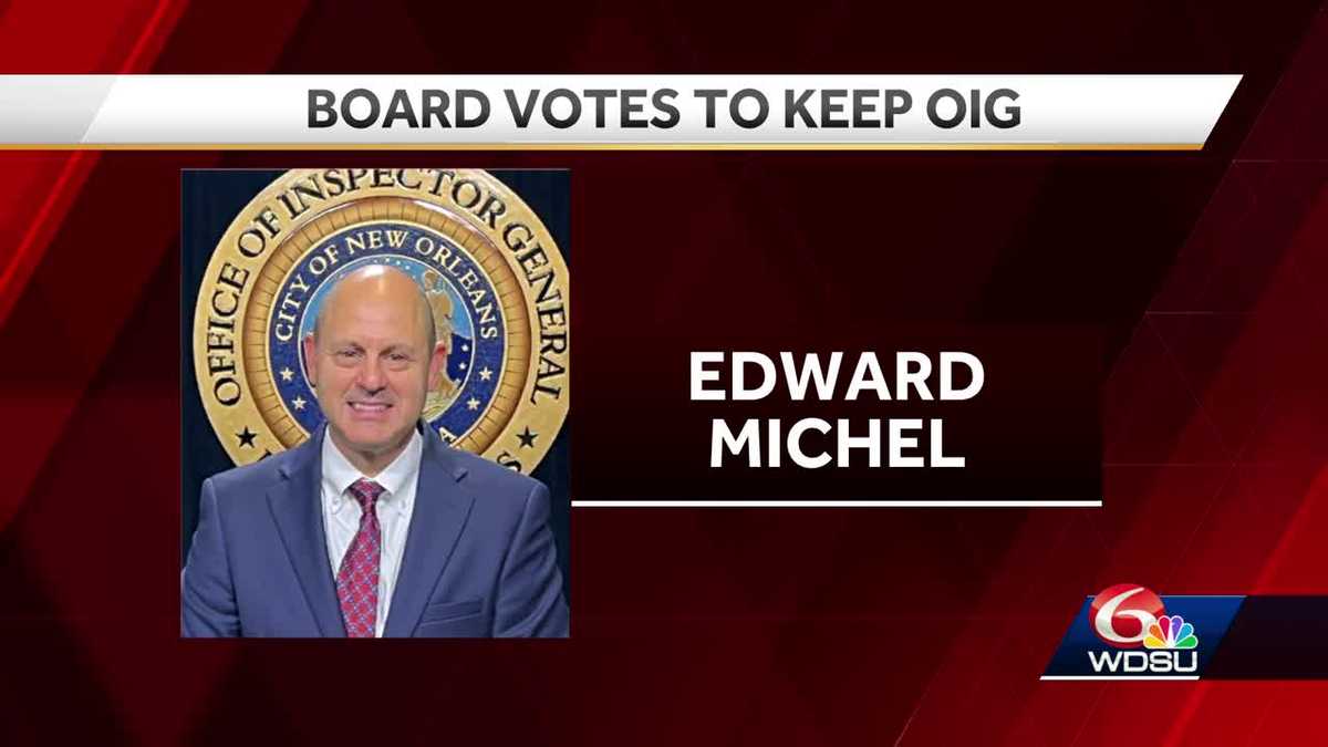 New Orleans OIG keeping contract