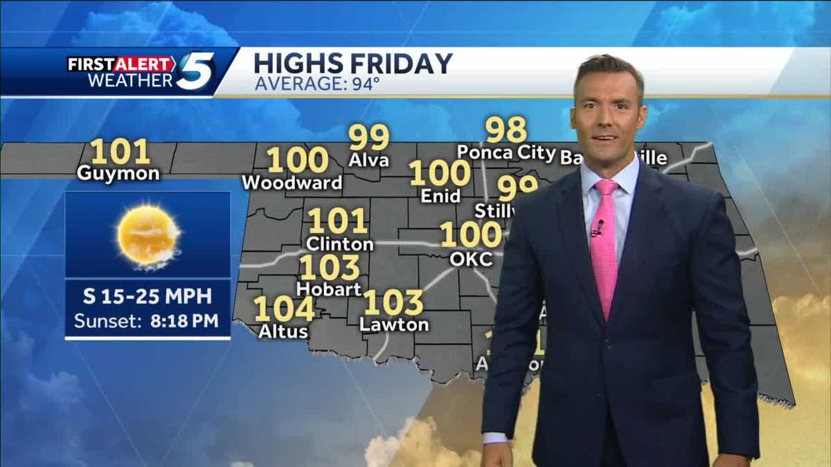 FORECAST: Get ready for 100 degrees today