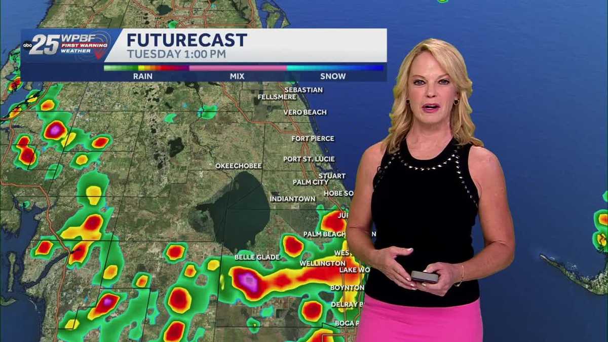 Impact storms hit South Florida today with heavy rain and flooding threat through Tuesday as ground stays saturated