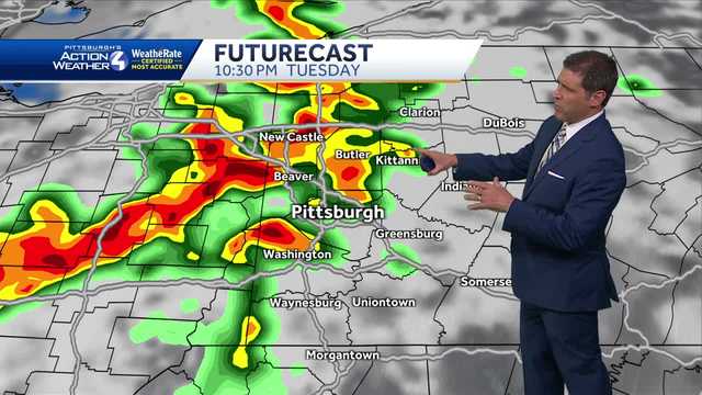 Pittsburgh forecast: Impact day means showers, thunder