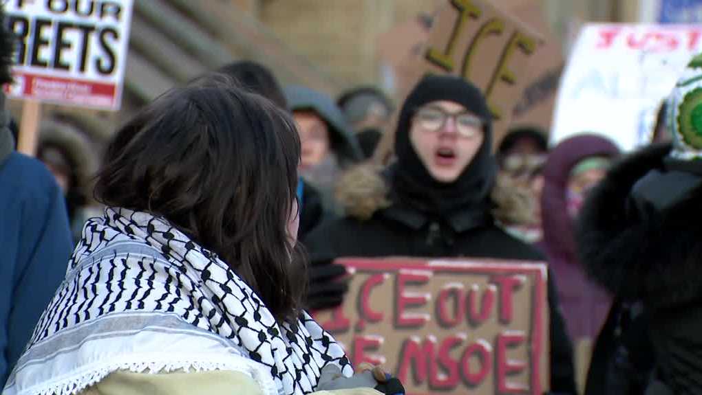 Milwaukee protest groups hold third rally this week over ICE shooting