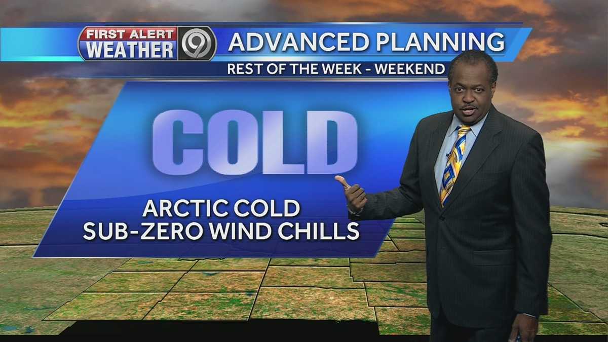 Cold settles in as snow moves out