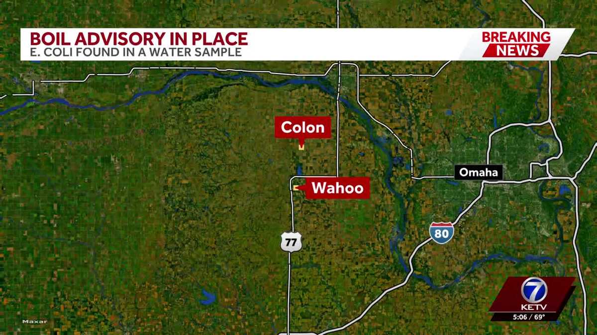 Nebraska utilities officials extend boil advisory in Wahoo after E. coli bacteria found in water