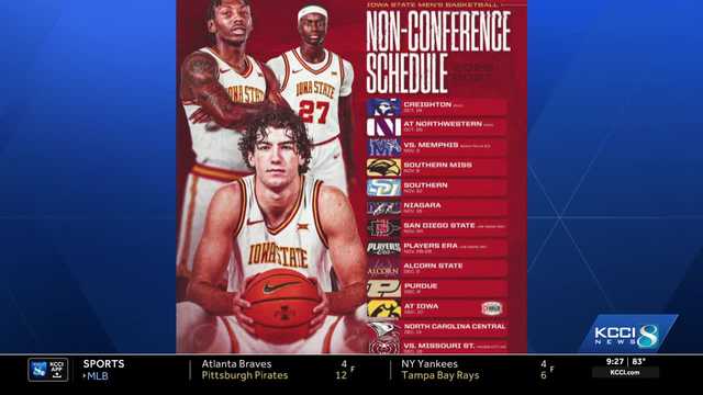 Here are the non-conference games on ISU's men's hoops schedule