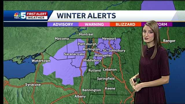 Video Winter Weather Advisory Starts Tuesday Morning 11 12 18