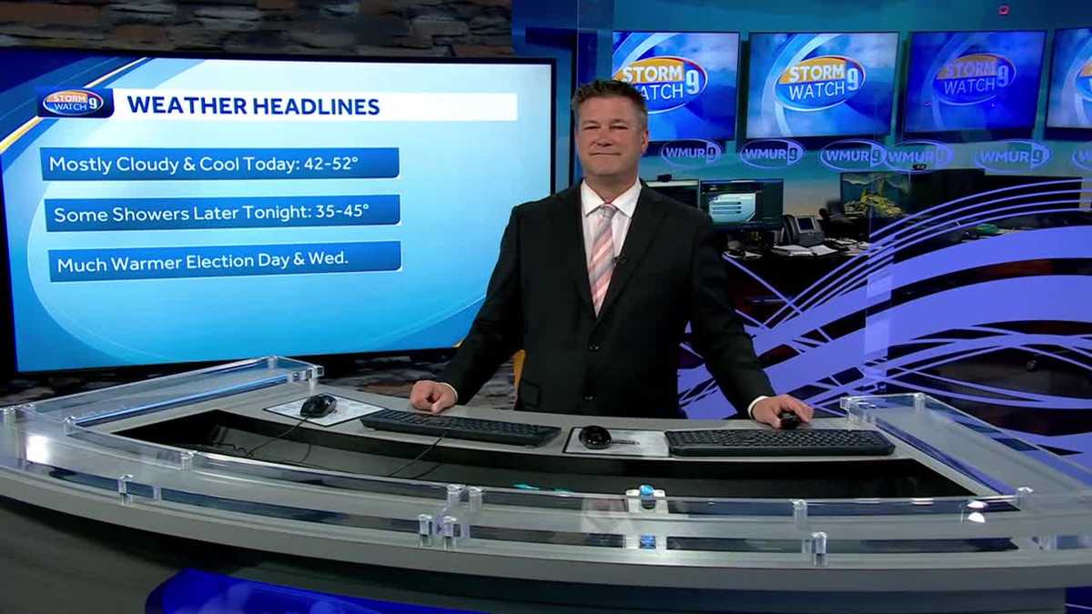 NH forecast video: Mostly cloudy and cool