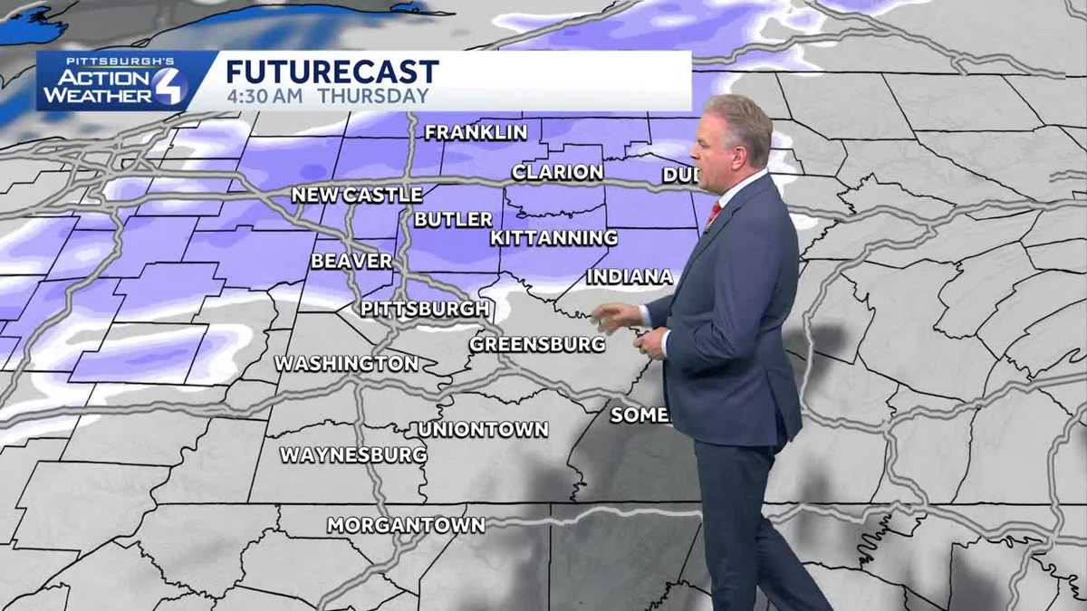 Cold temperatures and light snow this week in Western Pa.