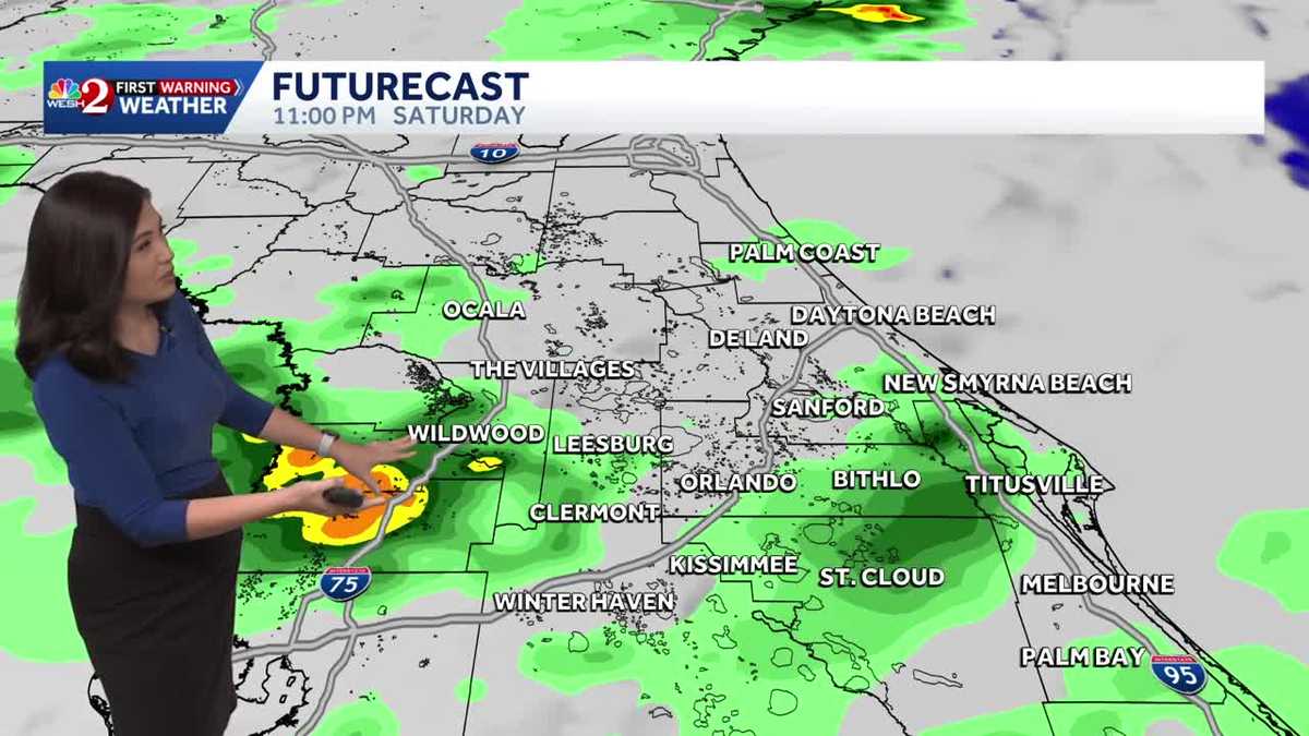 Scattered Rain & Storms, Wet Weekend