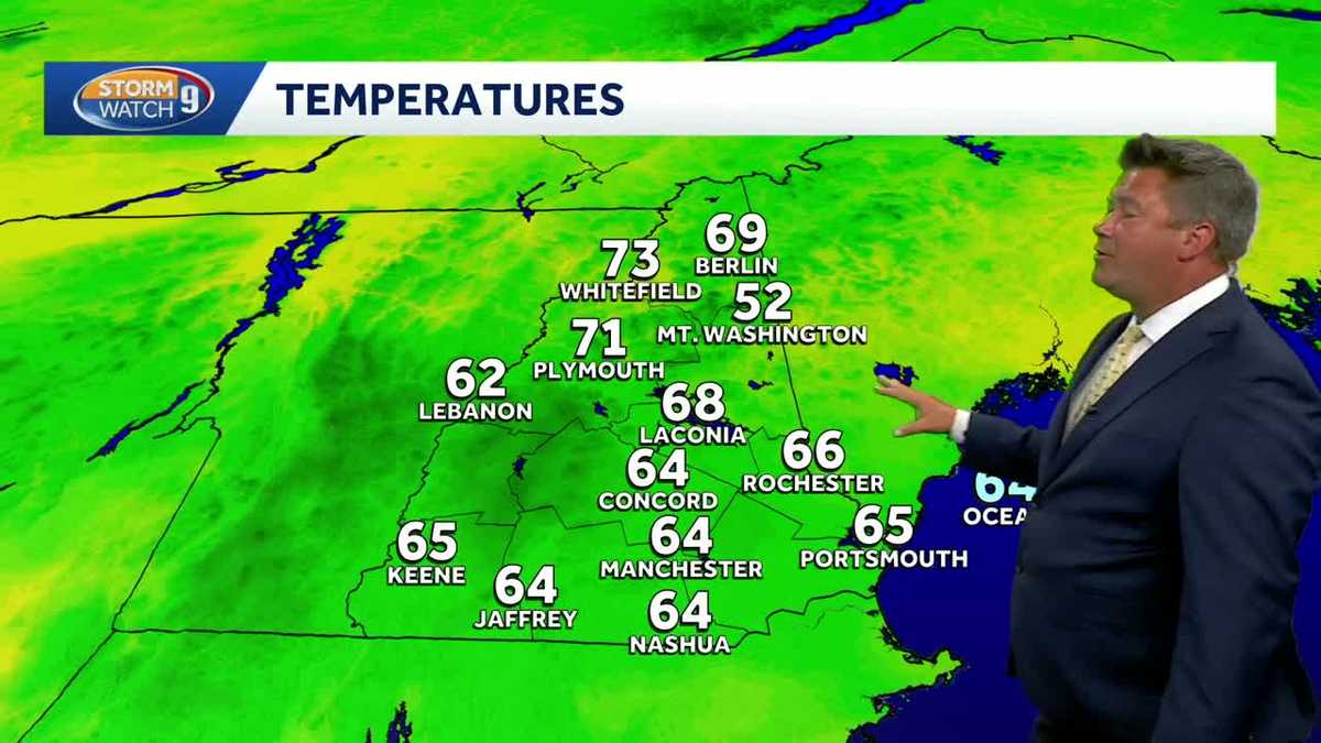  Showers move through New Hampshire