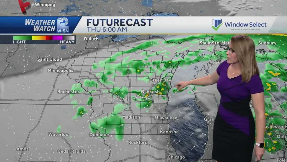 Videocast: Shower chances and cooler temperatures