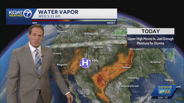 Chances of later-day gusty storms about to run out as heat really builds
