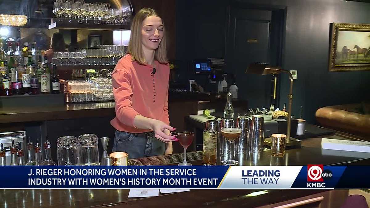J. Rieger shakes up custom cocktails for Women's History Month