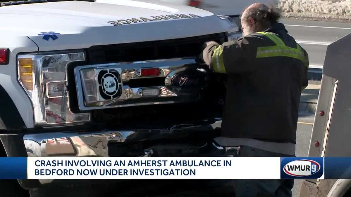 Ambulance carrying patient involved in crash