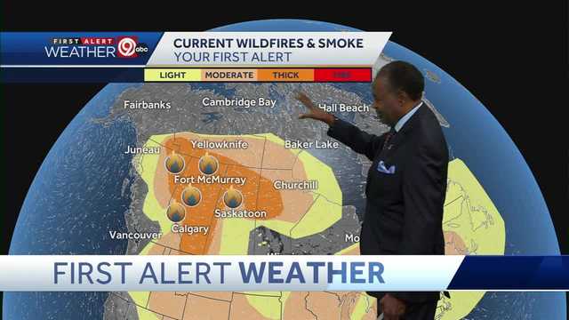 Smoke from wildfires in western Canada impacting Kansas City, United States - Vimarsana News