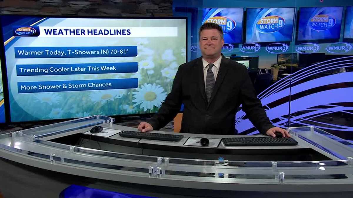 Video: Warm temperatures ahead of cooler trend to end the week