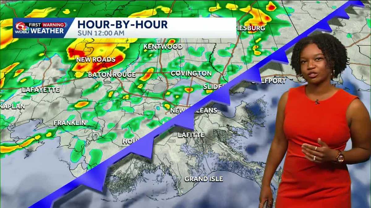 Warm first half of the weekend before a cold front brings rain