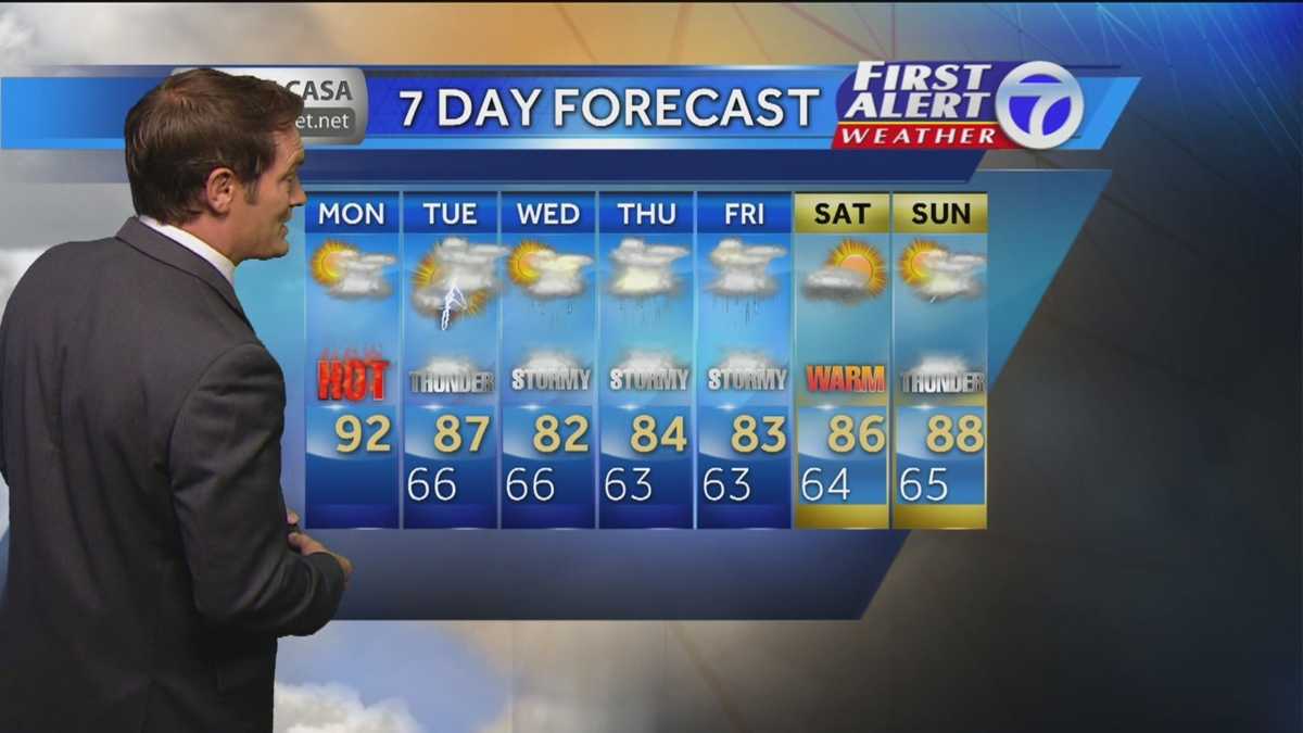Eric Weather Forecast for Monday August 18th