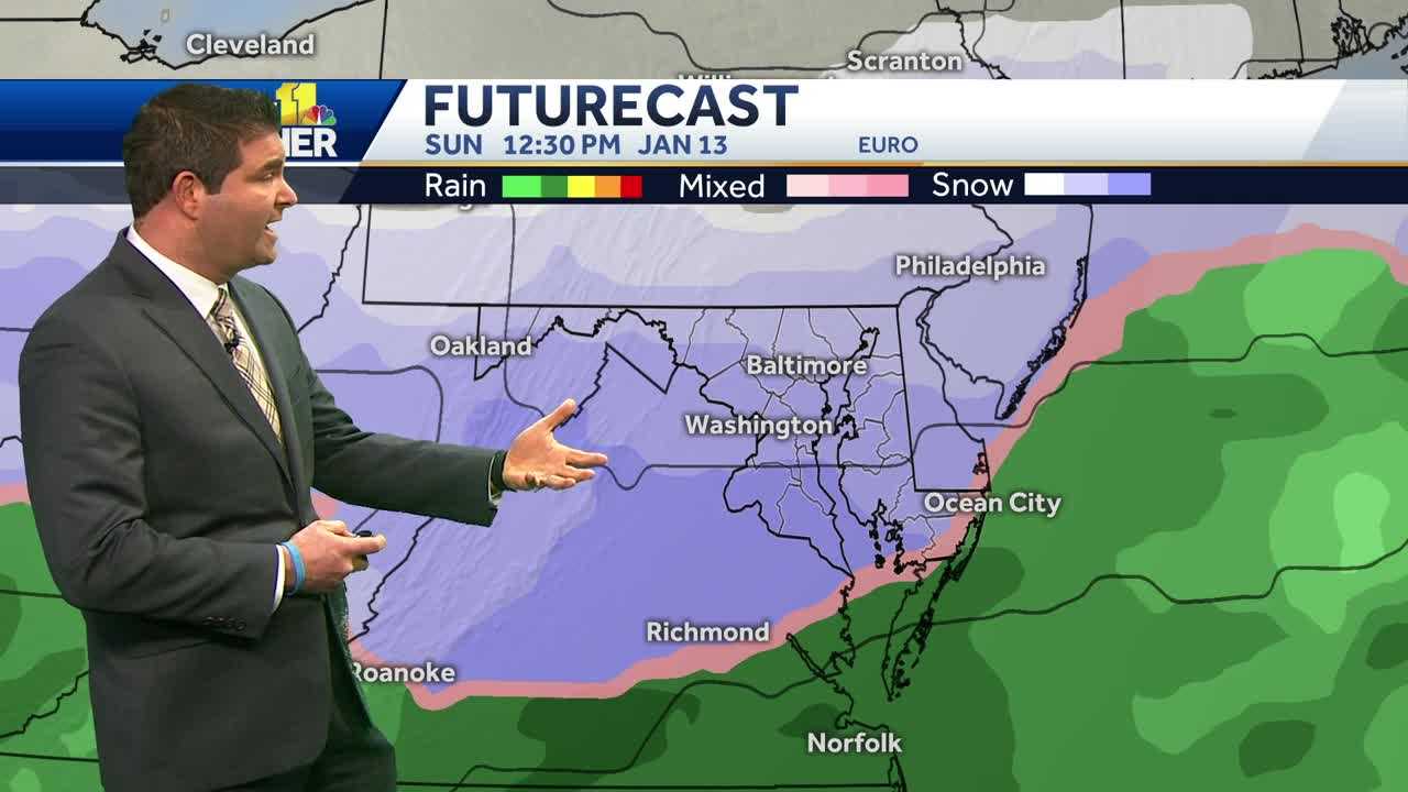 Lowell says you might see snow flurries Wedneday