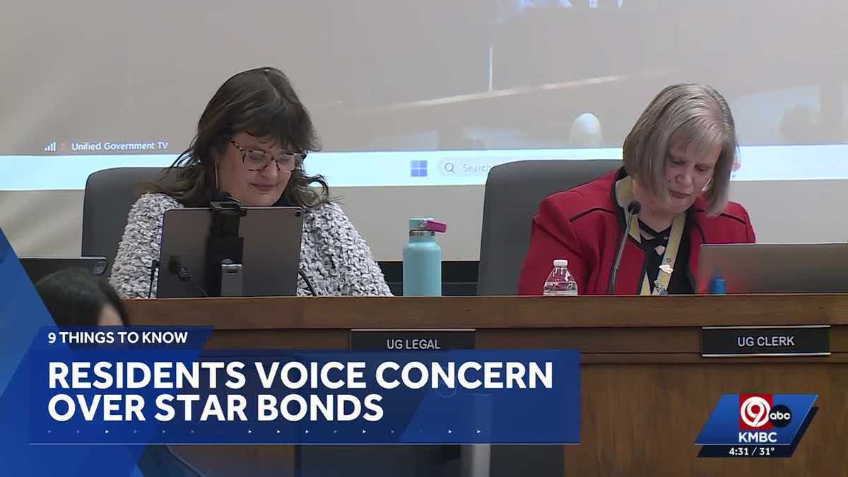 Wednesday's 9 Things to Know: STAR Bond meetings in multiple Kansas communities