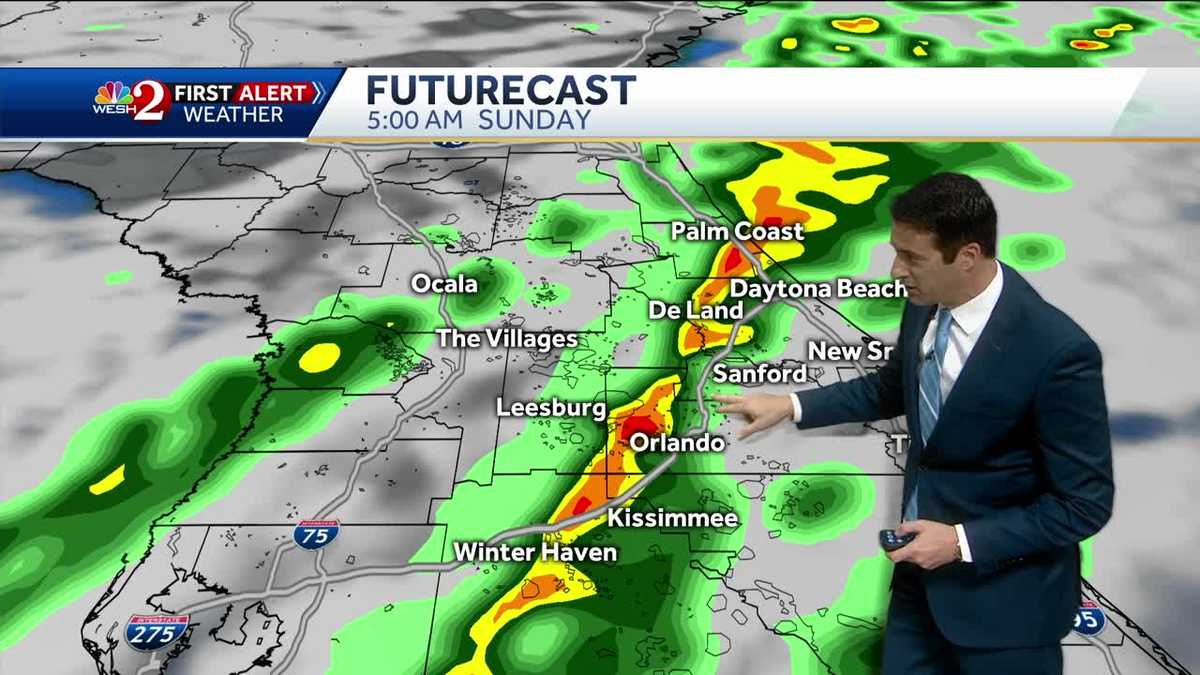 Showers likely for your weekend