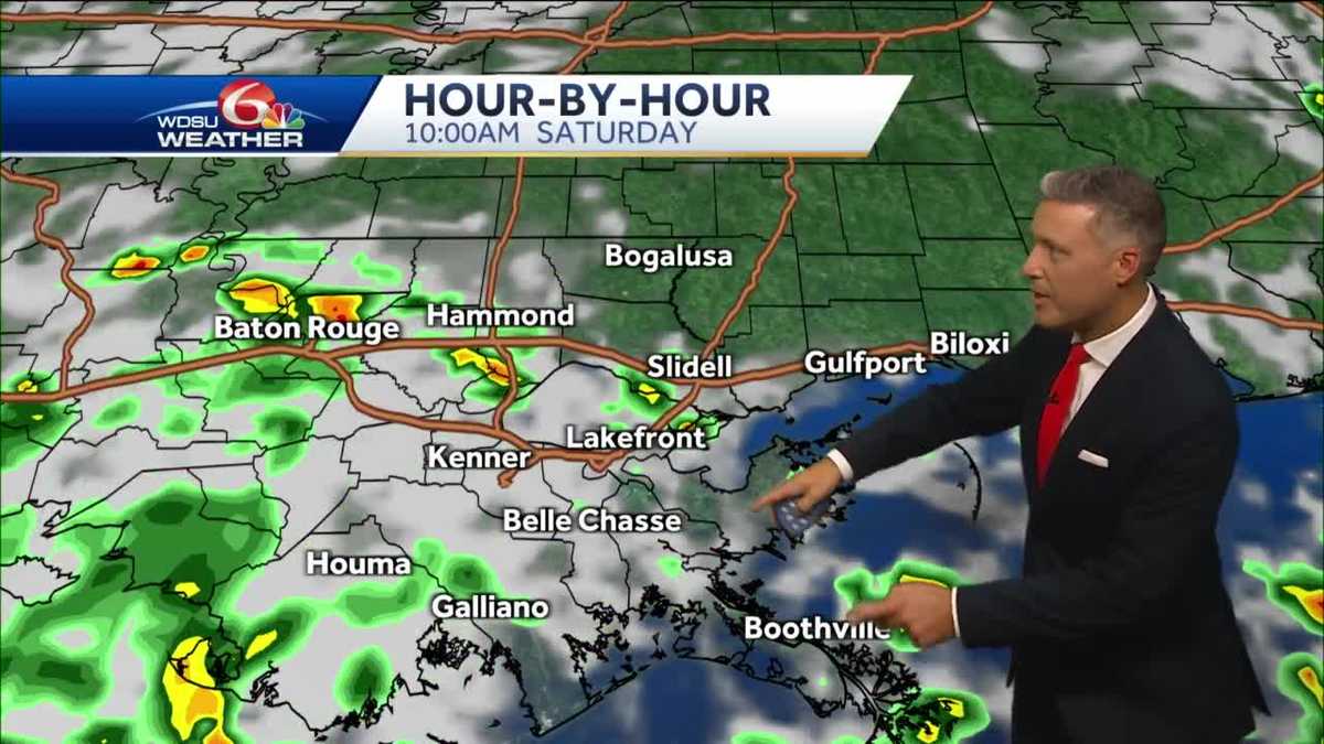 Labor Day Weekend storms hurricane Danielle new orleans forecast