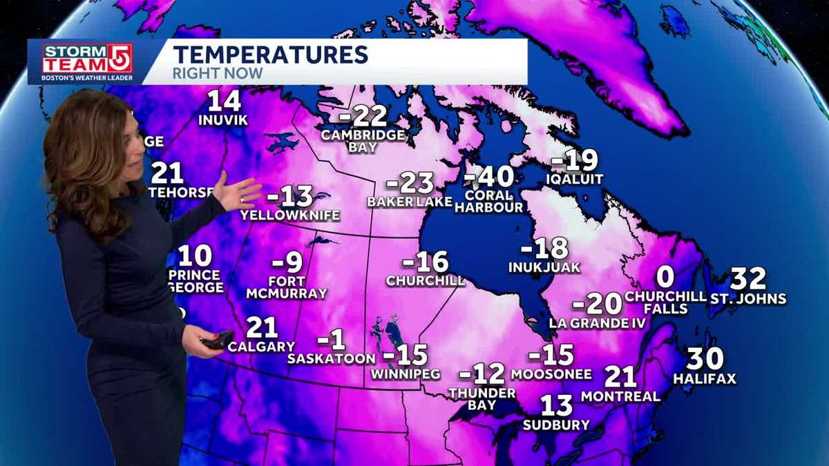 Video: Snow tapers off ahead of arctic blast
